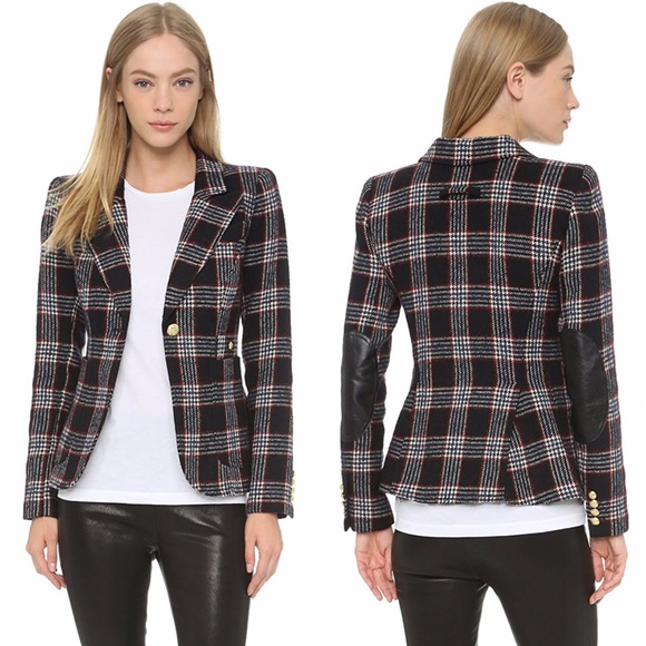Smythe Jackets & Blazers - Smythe Plaid Duchess Blazer